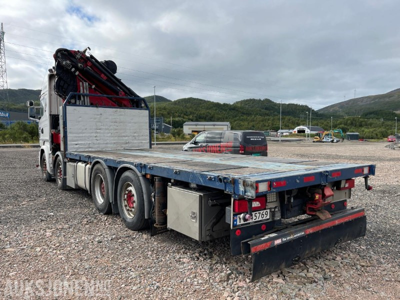 2016 Scania R-serie 8x2 HMF 85TM kranbil, Komplett karmsett, Kran sertifisert Aug 2025, Eu godkjent til 05.10.2026, klar til nye oppdrag ! - شاحنة كرين: صورة 5 2016 Scania R-serie 8x2 HMF 85TM kranbil, Komplett karmsett, Kran sertifisert Aug 2025, Eu godkjent til 05.10.2026, klar til nye oppdrag ! - شاحنة كرين: صورة 5