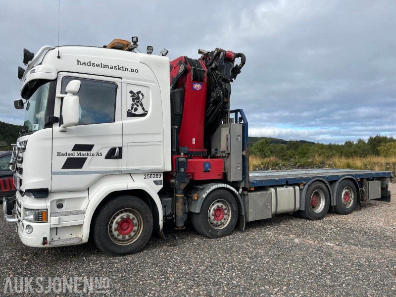 2016 Scania R-serie 8x2 HMF 85TM kranbil, Komplett karmsett, Kran sertifisert Aug 2025, Eu godkjent til 05.10.2026, klar til nye oppdrag ! - شاحنة كرين: صورة 2 2016 Scania R-serie 8x2 HMF 85TM kranbil, Komplett karmsett, Kran sertifisert Aug 2025, Eu godkjent til 05.10.2026, klar til nye oppdrag ! - شاحنة كرين: صورة 2