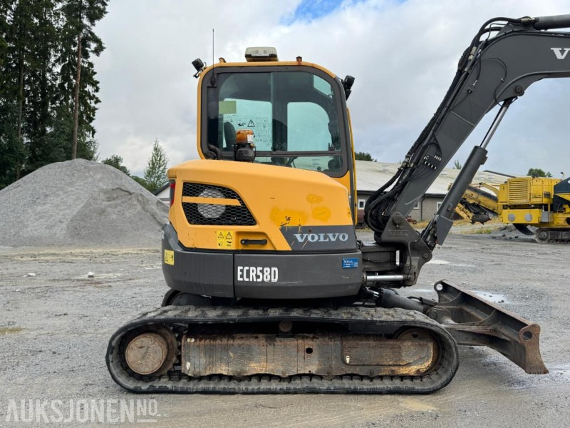 2016 Volvo ecr58d beltegraver 4301t, tiltrotator, pusseskuff,steinskuff - حفار صغير: صورة 3 2016 Volvo ecr58d beltegraver 4301t, tiltrotator, pusseskuff,steinskuff - حفار صغير: صورة 3