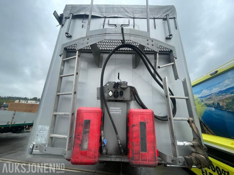 2017 Knapen K502 Walking floor tralle, NY EU - med hydraulisk vegg og tak + låsing - Tillatt totalvekt: 45000 kg. - مقطورة: صورة 4 2017 Knapen K502 Walking floor tralle, NY EU - med hydraulisk vegg og tak + låsing - Tillatt totalvekt: 45000 kg. - مقطورة: صورة 4
