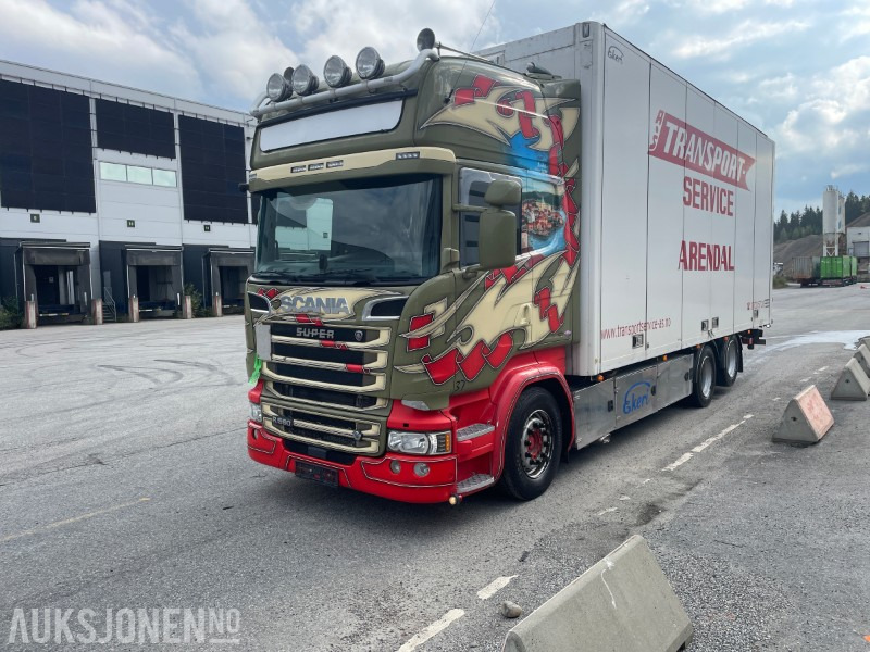 2017 Scania R-580 Ekeriskap m/fullside åpning - شاحنة صندوقية: صورة 3 2017 Scania R-580 Ekeriskap m/fullside åpning - شاحنة صندوقية: صورة 3