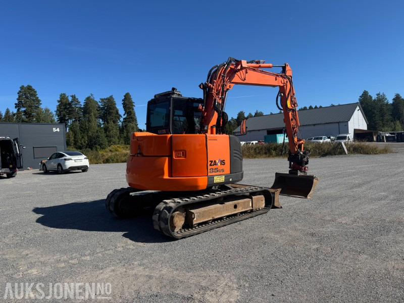 2018 Hitachi ZX85US-5 - Beltegraver - Gravemaskin - Tilt - Lyspakke - حفّار: صورة 5 2018 Hitachi ZX85US-5 - Beltegraver - Gravemaskin - Tilt - Lyspakke - حفّار: صورة 5