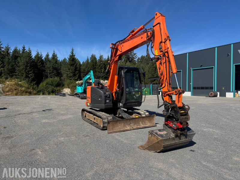 2018 Hitachi ZX85US-5 - Beltegraver - Gravemaskin - Tilt - Lyspakke - حفّار: صورة 3 2018 Hitachi ZX85US-5 - Beltegraver - Gravemaskin - Tilt - Lyspakke - حفّار: صورة 3