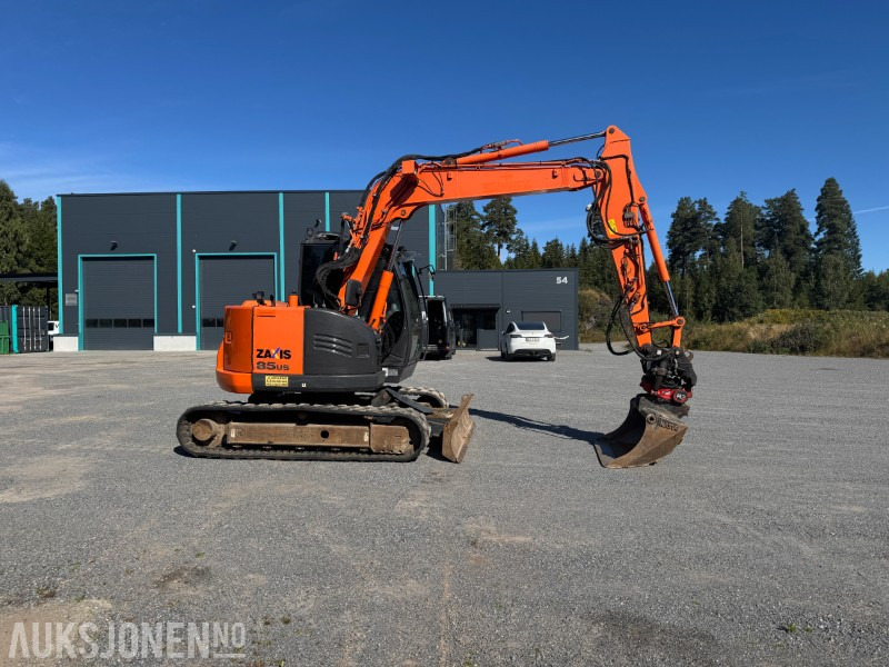 2018 Hitachi ZX85US-5 - Beltegraver - Gravemaskin - Tilt - Lyspakke - حفّار: صورة 4 2018 Hitachi ZX85US-5 - Beltegraver - Gravemaskin - Tilt - Lyspakke - حفّار: صورة 4