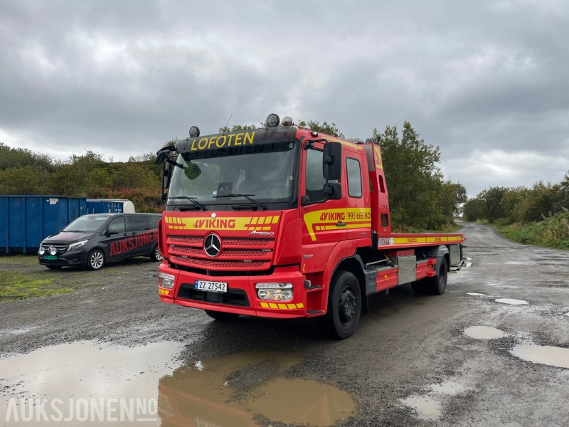 2018 Mercedes-Benz Atego, Omars 5200 24/B flak med bergingsbom - شاحنة حريق: صورة 2 2018 Mercedes-Benz Atego, Omars 5200 24/B flak med bergingsbom - شاحنة حريق: صورة 2