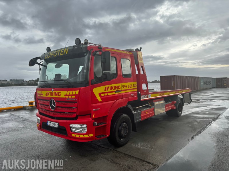 2018 Mercedes-Benz Atego, Omars 5200 24/B flak med bergingsbom - شاحنة حريق: صورة 1 2018 Mercedes-Benz Atego, Omars 5200 24/B flak med bergingsbom - شاحنة حريق: صورة 1