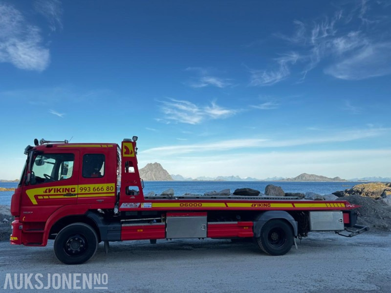 2018 Mercedes-Benz Atego, Omars 5200 24/B flak med bergingsbom - شاحنة حريق: صورة 2 2018 Mercedes-Benz Atego, Omars 5200 24/B flak med bergingsbom - شاحنة حريق: صورة 2