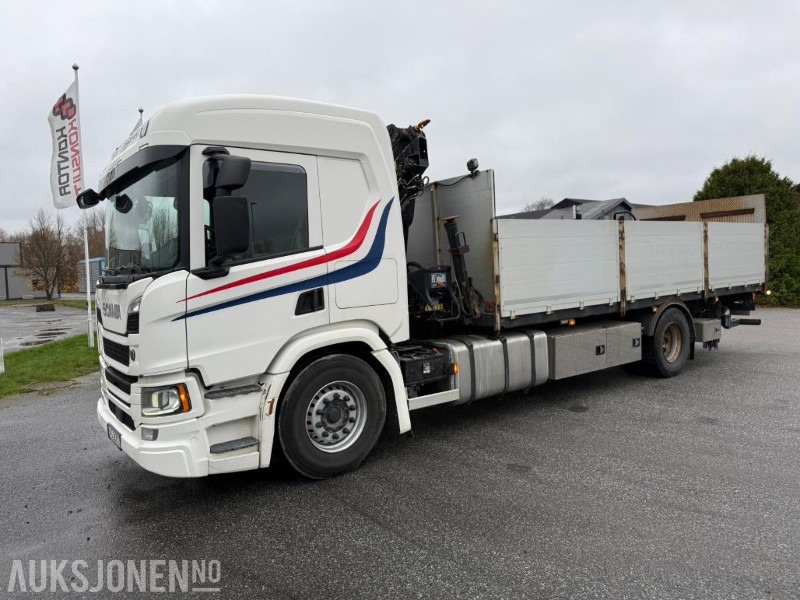 2018 Scania P 320 KRANBIL M/PLAN HIAB XS099 KRAN SERVICEHISTORIKK. - شاحنة كرين: صورة 1 2018 Scania P 320 KRANBIL M/PLAN HIAB XS099 KRAN SERVICEHISTORIKK. - شاحنة كرين: صورة 1