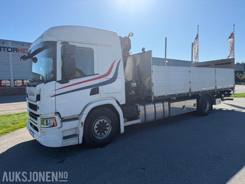 2018 Scania P 320 KRANBIL M/PLAN HIAB XS099 KRAN SERVICEHISTORIKK. - شاحنة كرين: صورة 1 2018 Scania P 320 KRANBIL M/PLAN HIAB XS099 KRAN SERVICEHISTORIKK. - شاحنة كرين: صورة 1