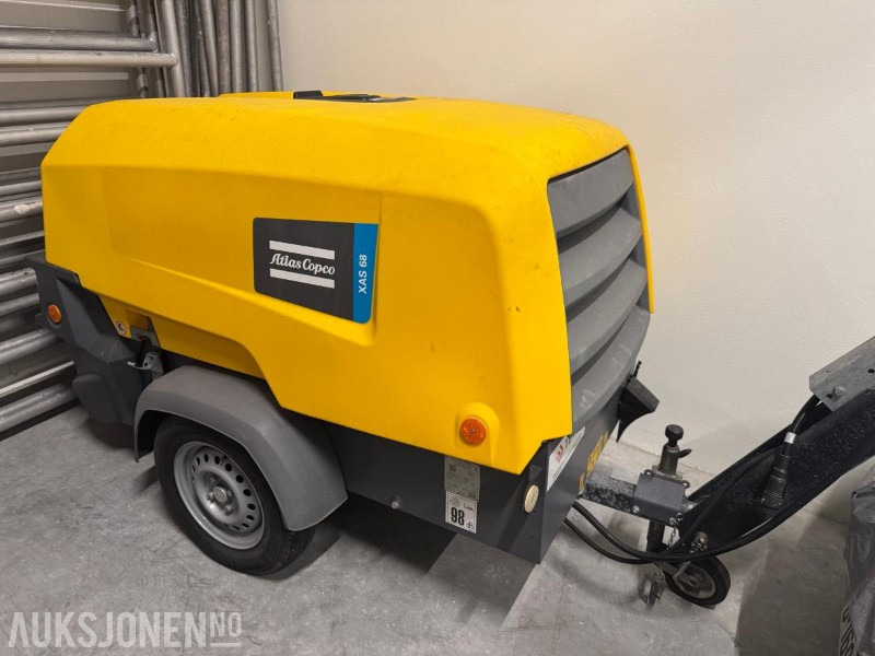 2019 Atlas Copco XAS68 kompressor med trykkluftkjøling - معدات الانشاءات: صورة 1 2019 Atlas Copco XAS68 kompressor med trykkluftkjøling - معدات الانشاءات: صورة 1