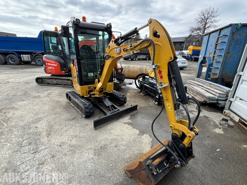 2020 Cat 301.8 Minigraver - 600T - Hyd. Skuffe - Skjær - حفّار: صورة 3 2020 Cat 301.8 Minigraver - 600T - Hyd. Skuffe - Skjær - حفّار: صورة 3