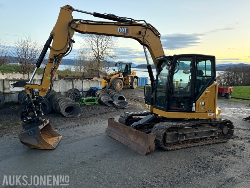 2021 Cat 308 8-tonns garvemaskin,Tiltrotator s-50 feste - حفار صغير: صورة 1 2021 Cat 308 8-tonns garvemaskin,Tiltrotator s-50 feste - حفار صغير: صورة 1