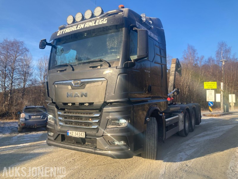 2021 MAN TGX krokbil med dumperkasse og kranflak. 8X4 EURO 6 - شاحنة برافعة خطافية: صورة 3 2021 MAN TGX krokbil med dumperkasse og kranflak. 8X4 EURO 6 - شاحنة برافعة خطافية: صورة 3