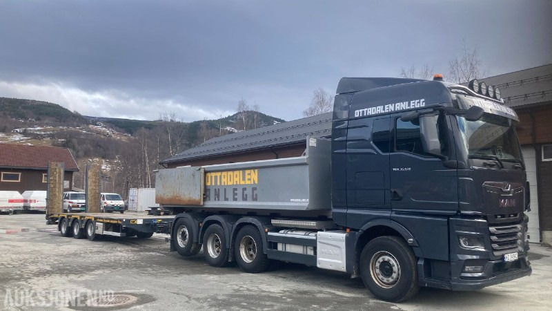 2021 MAN TGX krokbil med dumperkasse og kranflak. 8X4 EURO 6 - شاحنة برافعة خطافية: صورة 5 2021 MAN TGX krokbil med dumperkasse og kranflak. 8X4 EURO 6 - شاحنة برافعة خطافية: صورة 5