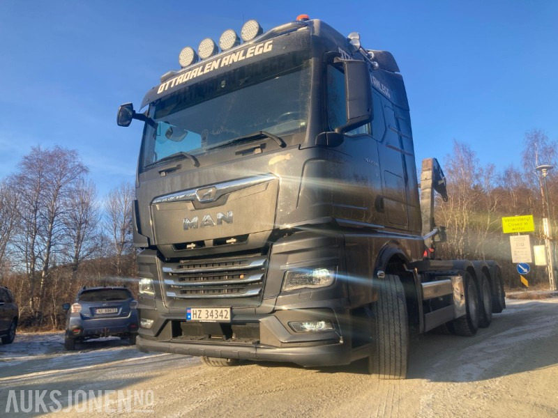 2021 MAN TGX krokbil med dumperkasse og kranflak. 8X4 EURO 6 - شاحنة برافعة خطافية: صورة 4 2021 MAN TGX krokbil med dumperkasse og kranflak. 8X4 EURO 6 - شاحنة برافعة خطافية: صورة 4