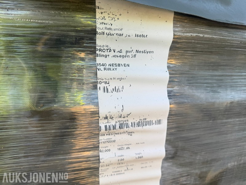 2022 1 pall med ny ventillasjonsduk Ø2 meter x 400 meter - معدات الانشاءات: صورة 3 2022 1 pall med ny ventillasjonsduk Ø2 meter x 400 meter - معدات الانشاءات: صورة 3