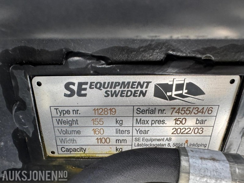 2022 SE hydraulisk pusseskuff / S40 - ملحق - آلات الإنشاء: صورة 5 2022 SE hydraulisk pusseskuff / S40 - ملحق - آلات الإنشاء: صورة 5