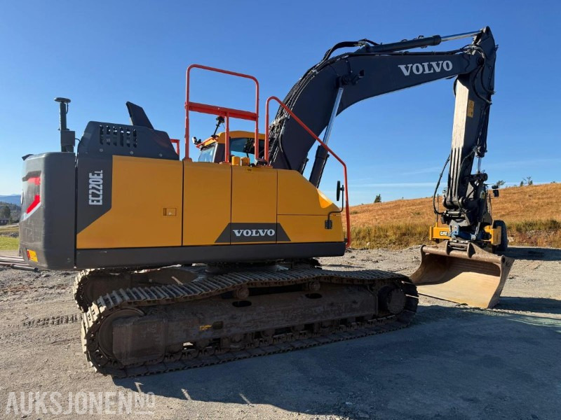2022 Volvo EC220EL BELTEGRAVER ROTOTILT SERVICEHISTORIKK - حفّار: صورة 5 2022 Volvo EC220EL BELTEGRAVER ROTOTILT SERVICEHISTORIKK - حفّار: صورة 5