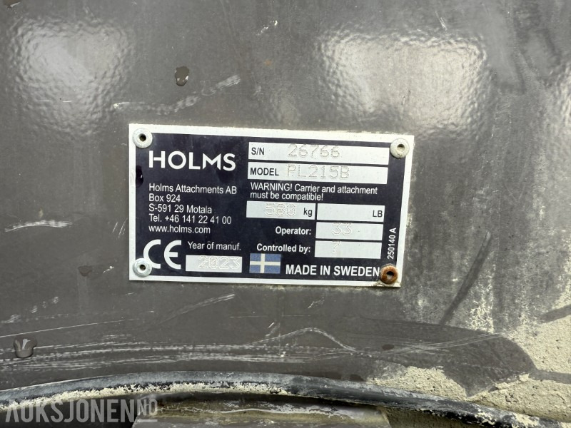 2023 Holms PL215 kost med oppsamler - آلات زراعية: صورة 5 2023 Holms PL215 kost med oppsamler - آلات زراعية: صورة 5
