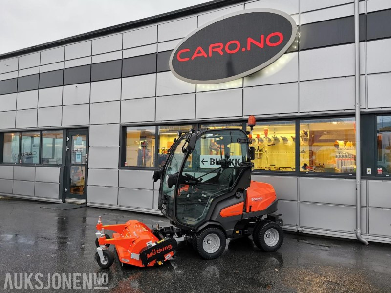 2024 Husqvarna Frontrider med hytte - Midjestyrt - P 525 DX - Inkl. Slagklipper, kosteaggregat og hydraulisk plog - Ubrukt / Utstillingsmodell - سيارة خدمات/ سيارة خاصة: صورة 1 2024 Husqvarna Frontrider med hytte - Midjestyrt - P 525 DX - Inkl. Slagklipper, kosteaggregat og hydraulisk plog - Ubrukt / Utstillingsmodell - سيارة خدمات/ سيارة خاصة: صورة 1