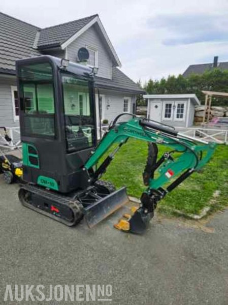 2025 Andre 2025 Cartiwell CW-10 minigraver – lukket hytte – kun 9,8 timer – flere redskap - حفّار: صورة 1 2025 Andre 2025 Cartiwell CW-10 minigraver – lukket hytte – kun 9,8 timer – flere redskap - حفّار: صورة 1