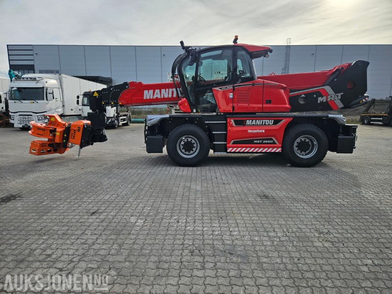 2025 NY - Manitou MRT 2660. Vinsj, Mannskapskurv, Beskjæringsklo/ sag , Gafler - آلة رفع ونقل تلسكوبية: صورة 1 2025 NY - Manitou MRT 2660. Vinsj, Mannskapskurv, Beskjæringsklo/ sag , Gafler - آلة رفع ونقل تلسكوبية: صورة 1