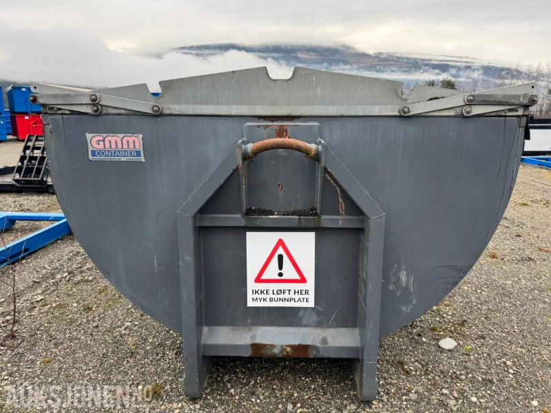 Asfaltkasse til krokløft med giljotinluke og kapell - شاحنة: صورة 2 Asfaltkasse til krokløft med giljotinluke og kapell - شاحنة: صورة 2