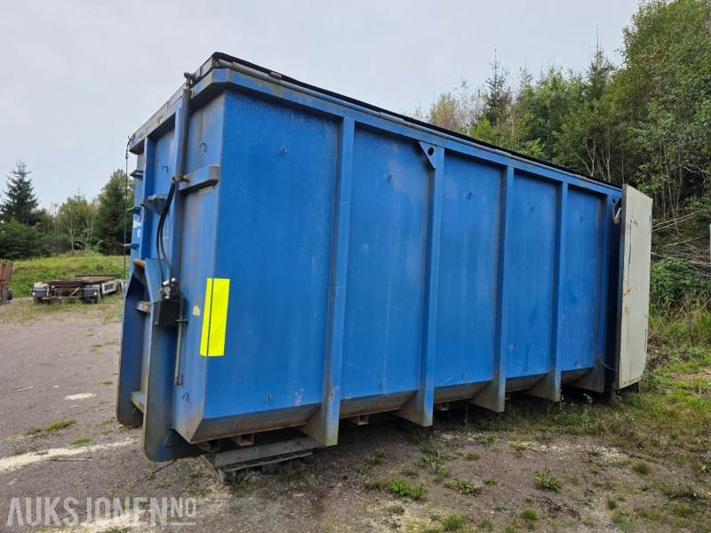 Krokcontainer 35 kubikk med hydraulisk tak - شاحنة برافعة خطافية: صورة 2 Krokcontainer 35 kubikk med hydraulisk tak - شاحنة برافعة خطافية: صورة 2