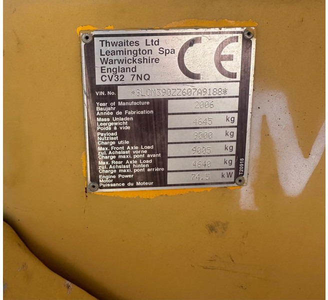 Thwaites 9000 - شاحنة قلاب التعدين: صورة 3 Thwaites 9000 - شاحنة قلاب التعدين: صورة 3