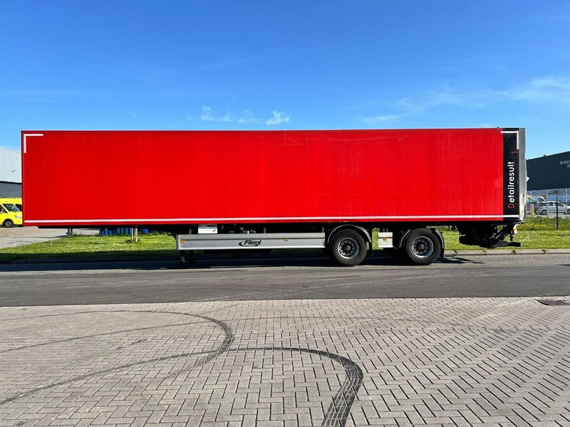 Fliegl SZS 350 Gesloten oplegger  2 Axle / / drum brakes - نصف مقطورة بصندوق مغلق: صورة 2 Fliegl SZS 350 Gesloten oplegger  2 Axle / / drum brakes - نصف مقطورة بصندوق مغلق: صورة 2