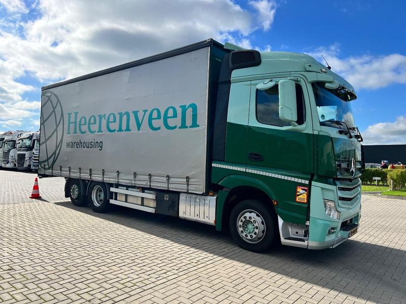 Mercedes-Benz Actros 2745 6x2 bakwagen Schuifzeilen/ Volume - شاحنة ذات ستائر جانبية: صورة 3 Mercedes-Benz Actros 2745 6x2 bakwagen Schuifzeilen/ Volume - شاحنة ذات ستائر جانبية: صورة 3