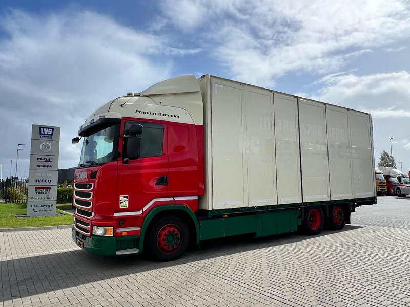 Scania R450 6x2 Highline bakwagen Retarder / Standclma / Full Air / zijdeuren - شاحنة صندوقية: صورة 1 Scania R450 6x2 Highline bakwagen Retarder / Standclma / Full Air / zijdeuren - شاحنة صندوقية: صورة 1