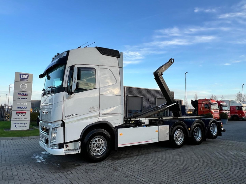 Volvo FH 500 8x2 Haakarm VDL Hooklift 21.000kg / Tridem - شاحنة برافعة خطافية: صورة 1 Volvo FH 500 8x2 Haakarm VDL Hooklift 21.000kg / Tridem - شاحنة برافعة خطافية: صورة 1