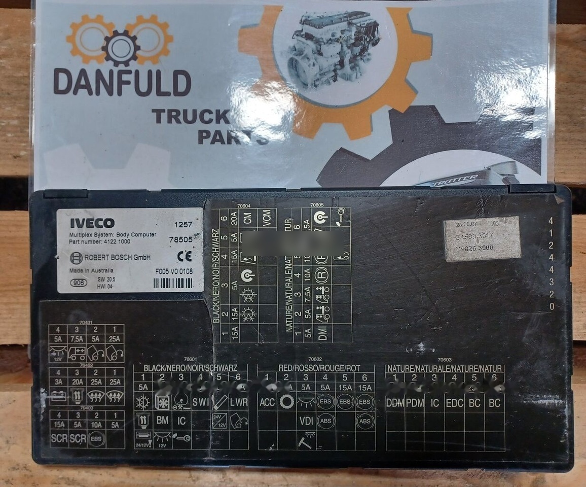 Bosch 41221000 IVECO Stralis truck - وحدة إي سي يو - شاحنة: صورة 1 Bosch 41221000 IVECO Stralis truck - وحدة إي سي يو - شاحنة: صورة 1