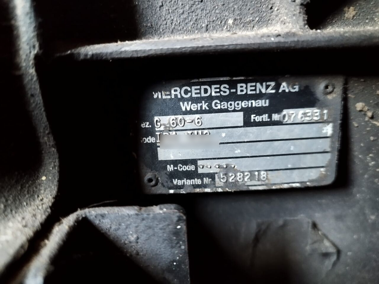Mercedes-Benz G60-6 Mercedes-Benz Atego - صندوق التروس - شاحنة: صورة 1 Mercedes-Benz G60-6 Mercedes-Benz Atego - صندوق التروس - شاحنة: صورة 1