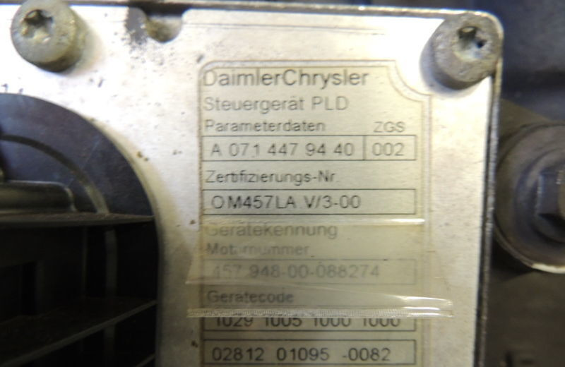 Mercedes-Benz OM457LA E5 for Mercedes-Benz AXOR truck for parts - محرك - شاحنة: صورة 4 Mercedes-Benz OM457LA E5 for Mercedes-Benz AXOR truck for parts - محرك - شاحنة: صورة 4