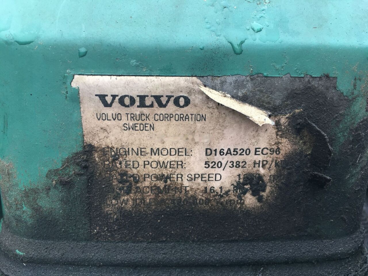 Volvo D16A520   truck - محرك - شاحنة: صورة 3 Volvo D16A520   truck - محرك - شاحنة: صورة 3