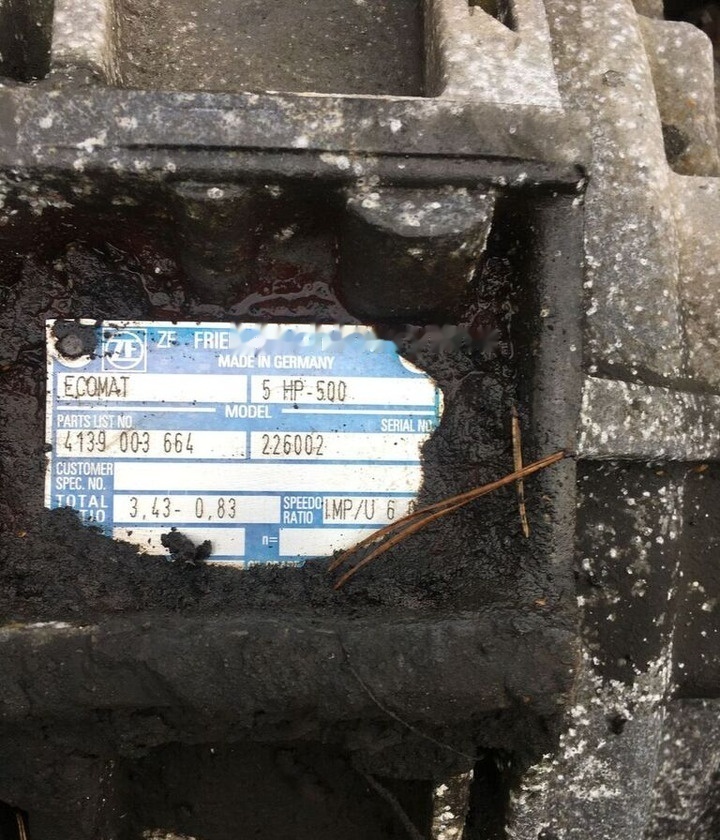 ZF Ecomat 5HP500 - صندوق التروس - حافلة: صورة 1 ZF Ecomat 5HP500 - صندوق التروس - حافلة: صورة 1