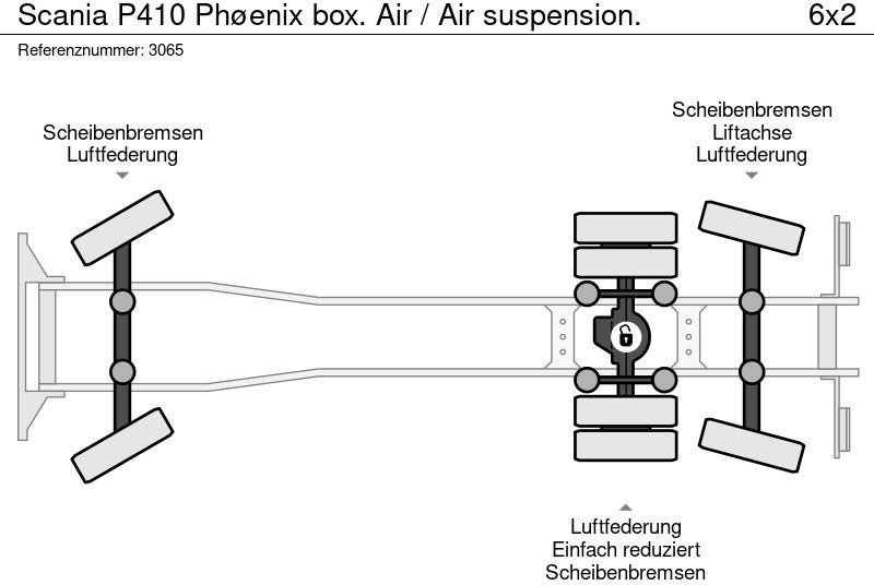 شاحنة قمامة Scania P410 Phøenix box. Air / Air suspension.: صورة 19 شاحنة قمامة Scania P410 Phøenix box. Air / Air suspension.: صورة 19