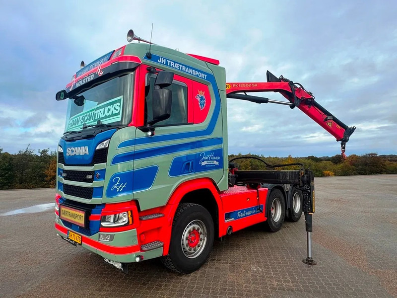 Scania R500 NGS Scania R500 inkl removable crane Palfinger 12 tons - رأس تريلا: صورة 1 Scania R500 NGS Scania R500 inkl removable crane Palfinger 12 tons - رأس تريلا: صورة 1