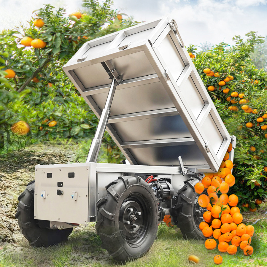LEZUM All-Terrain Four-Wheel Drive And Eight-Wheel Drive Transport Truck, Mountain Area Farm Orchard Greenhouse Construction Site Creeper Remote Control Electric Agricultural Transport Vehicle - عربة جميع التضاريس/ رباعية العجلات: صورة 3 LEZUM All-Terrain Four-Wheel Drive And Eight-Wheel Drive Transport Truck, Mountain Area Farm Orchard Greenhouse Construction Site Creeper Remote Control Electric Agricultural Transport Vehicle - عربة جميع التضاريس/ رباعية العجلات: صورة 3