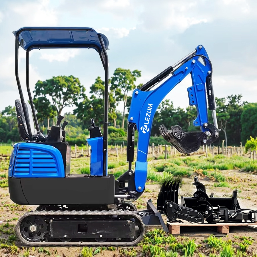 LEZUM Factory Sale Hybrid Mini Digger Excavators Home Farm Electric Remote Control Compact Pilot Digger Excavator with Free Shipping - حفار صغير: صورة 2 LEZUM Factory Sale Hybrid Mini Digger Excavators Home Farm Electric Remote Control Compact Pilot Digger Excavator with Free Shipping - حفار صغير: صورة 2