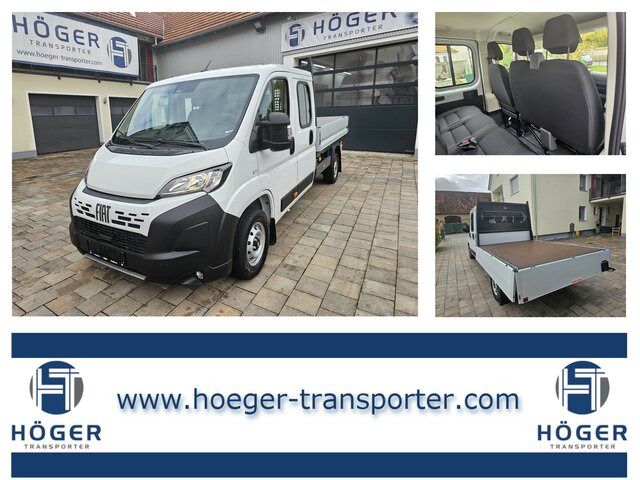 FIAT Ducato 140 DOKA Pritsche 2,9 Meter Klima DAB... - شاحنة توصيل مفتوحة, الشاحنات الصغيرة كابينة مزدوجة: صورة 1 FIAT Ducato 140 DOKA Pritsche 2,9 Meter Klima DAB... - شاحنة توصيل مفتوحة, الشاحنات الصغيرة كابينة مزدوجة: صورة 1