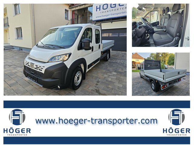 FIAT Ducato 140 DOKA Pritsche 2,9 Meter Klima DAB - شاحنة توصيل مفتوحة, الشاحنات الصغيرة كابينة مزدوجة: صورة 1 FIAT Ducato 140 DOKA Pritsche 2,9 Meter Klima DAB - شاحنة توصيل مفتوحة, الشاحنات الصغيرة كابينة مزدوجة: صورة 1