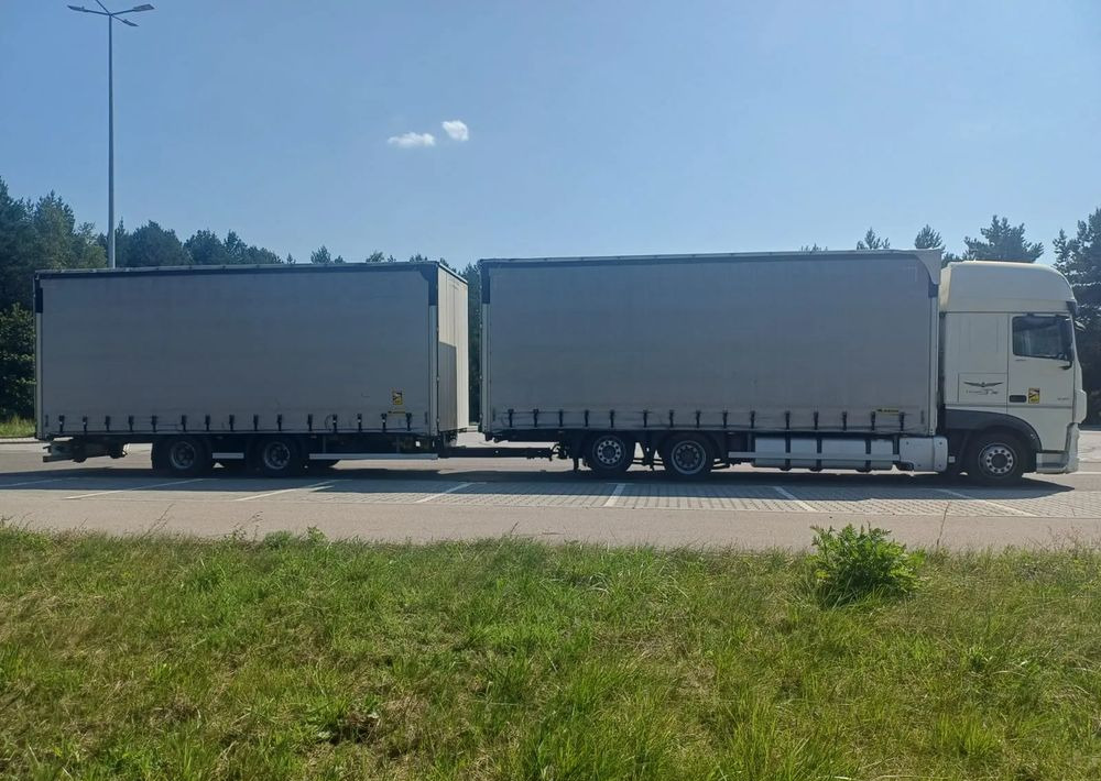 DAF XF 480 SUPER SPACE CAB / ZESTAW TANDEM PRZEJAZDOWY 120 M3 / SSC / ACC /EURO 6 - شاحنة ذات ستائر جانبية: صورة 2 DAF XF 480 SUPER SPACE CAB / ZESTAW TANDEM PRZEJAZDOWY 120 M3 / SSC / ACC /EURO 6 - شاحنة ذات ستائر جانبية: صورة 2