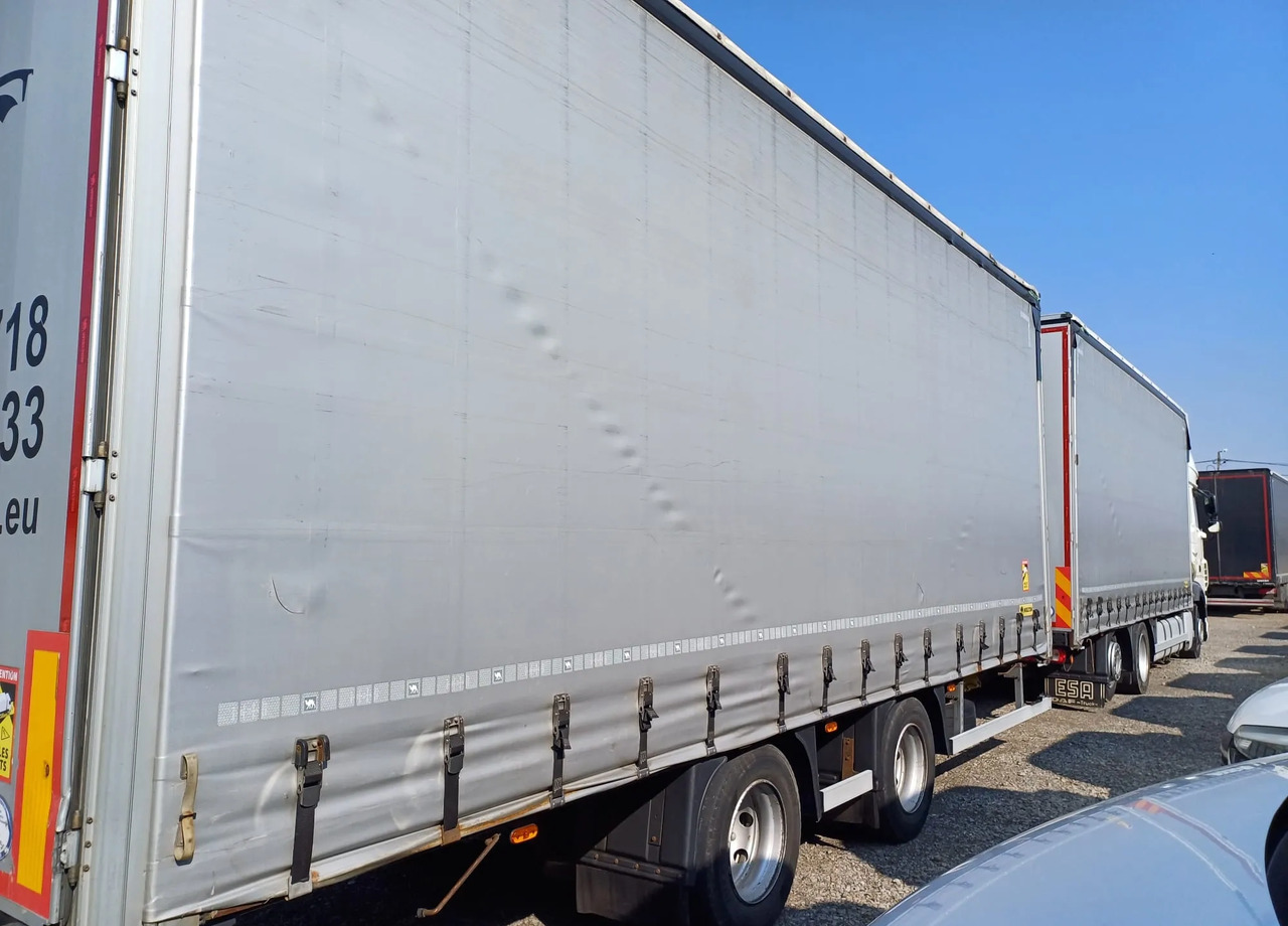 شاحنة ذات ستائر جانبية DAF XF 480 SUPER SPACE CAB / ZESTAW TANDEM PRZEJAZDOWY 120m3: صورة 6