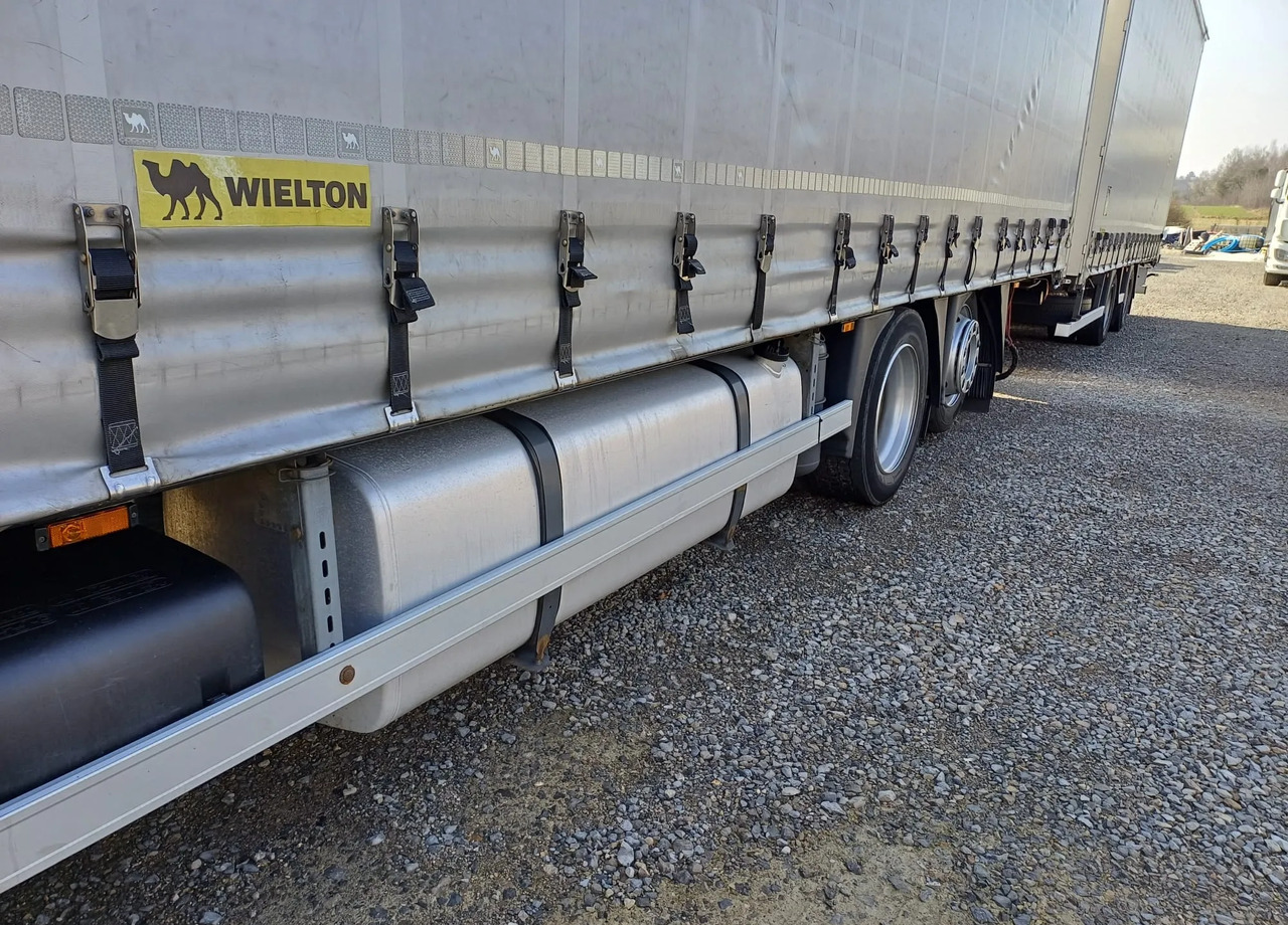 شاحنة ذات ستائر جانبية DAF XF 480 SUPER SPACE CAB / ZESTAW TANDEM PRZEJAZDOWY 120m3: صورة 8