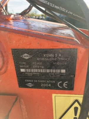 Kuhn ALTERNA 400 - جزازة العشب: صورة 5 Kuhn ALTERNA 400 - جزازة العشب: صورة 5