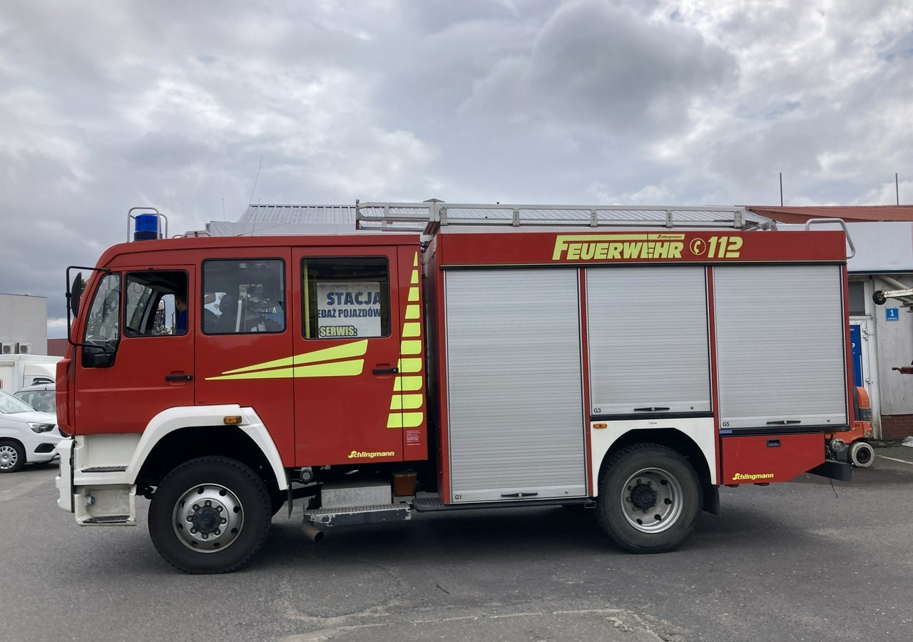 شاحنة حريق MAN Inny MAN MAN 15,250 Straż pożarna gaśnicza 9-osobowa 4X4 Wóz strażacki 2003: صورة 10