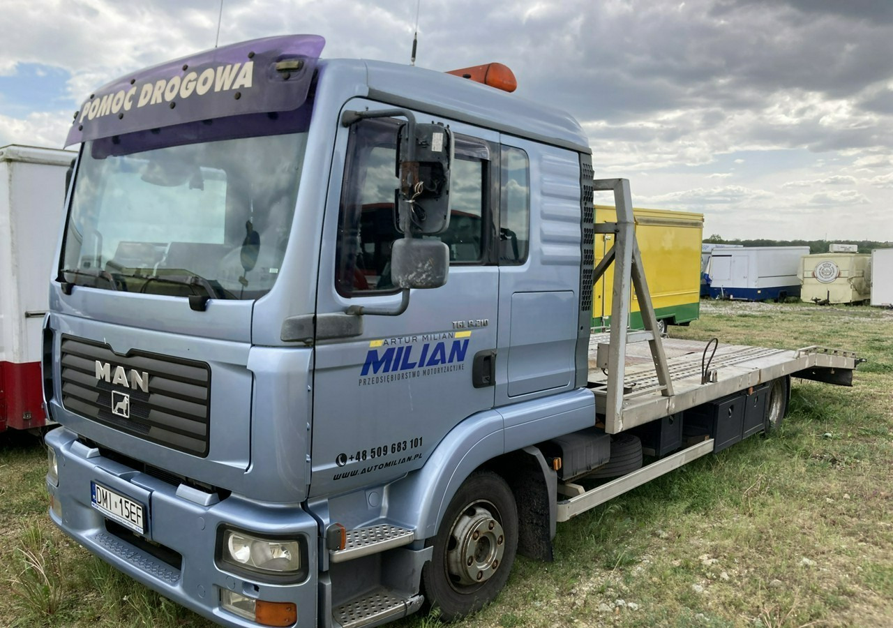 MAN Inny MAN MAN TGL 8.210 Pomoc drogowa Autolaweta na 2 Auta 2005 - شاحنة سحب: صورة 1 MAN Inny MAN MAN TGL 8.210 Pomoc drogowa Autolaweta na 2 Auta 2005 - شاحنة سحب: صورة 1